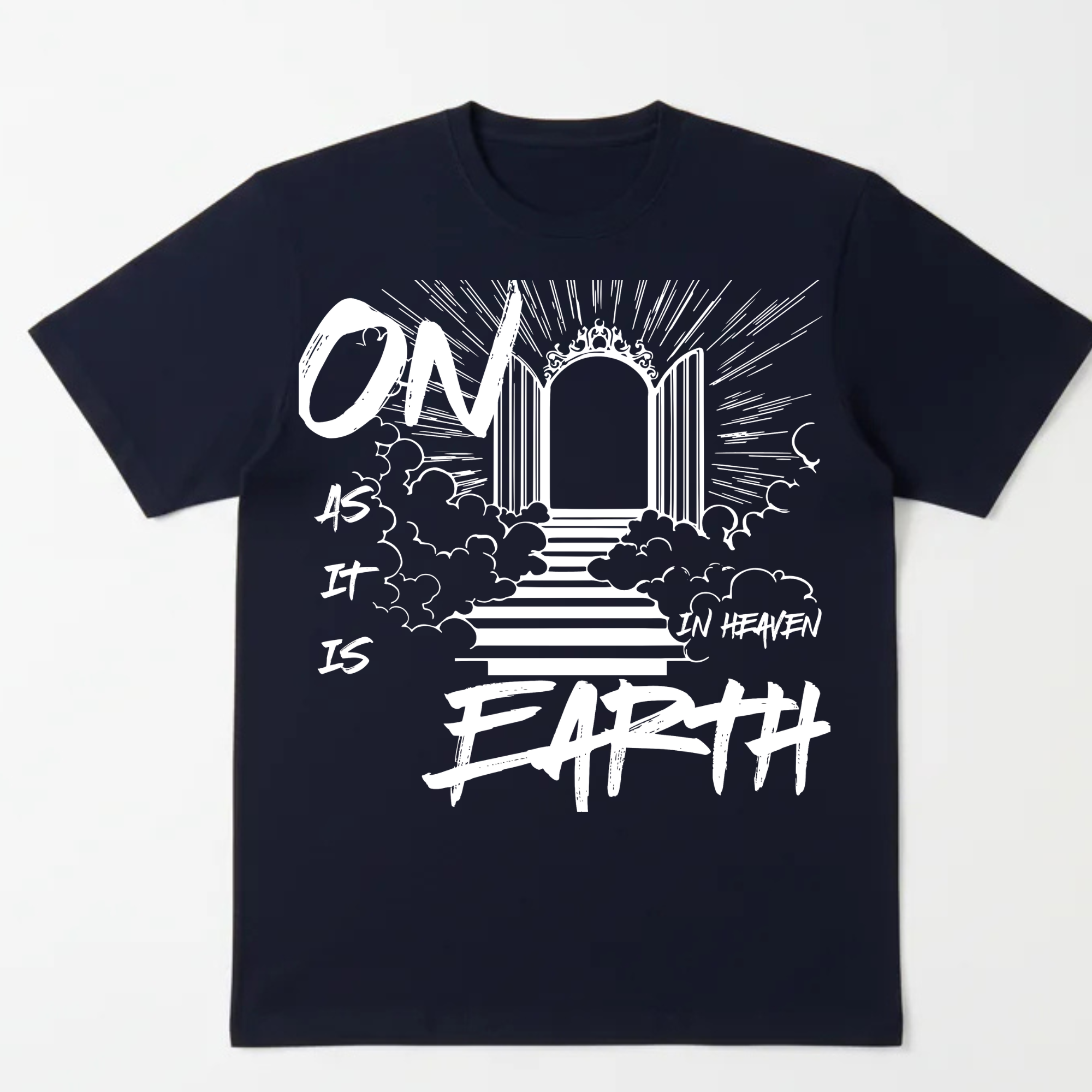 Navy blue & White Streetwear design